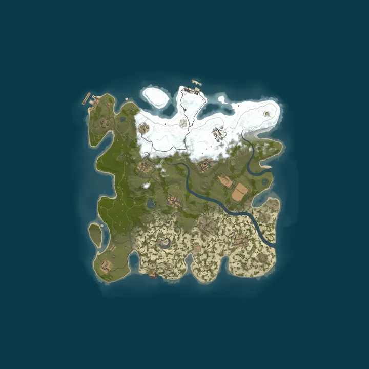 Map of Rust CPT Vanilla | Solo Duo Trio Only