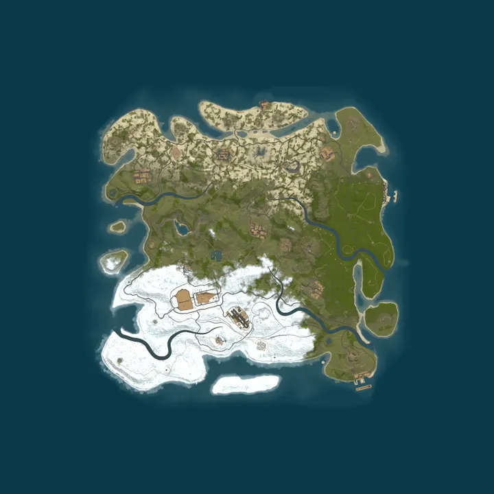 Map of Los Ultimos Sobrevivientes: Austral