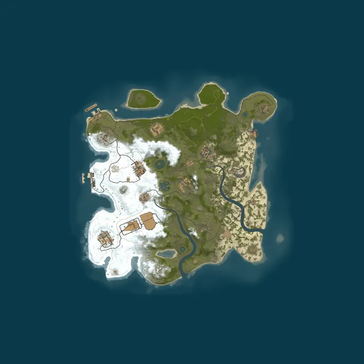 Map of MC5173 Rust Server