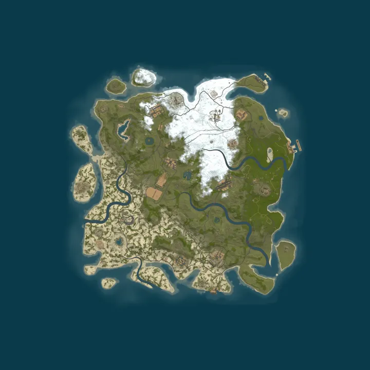 Map of Bot Wars Zombified 3x PVE