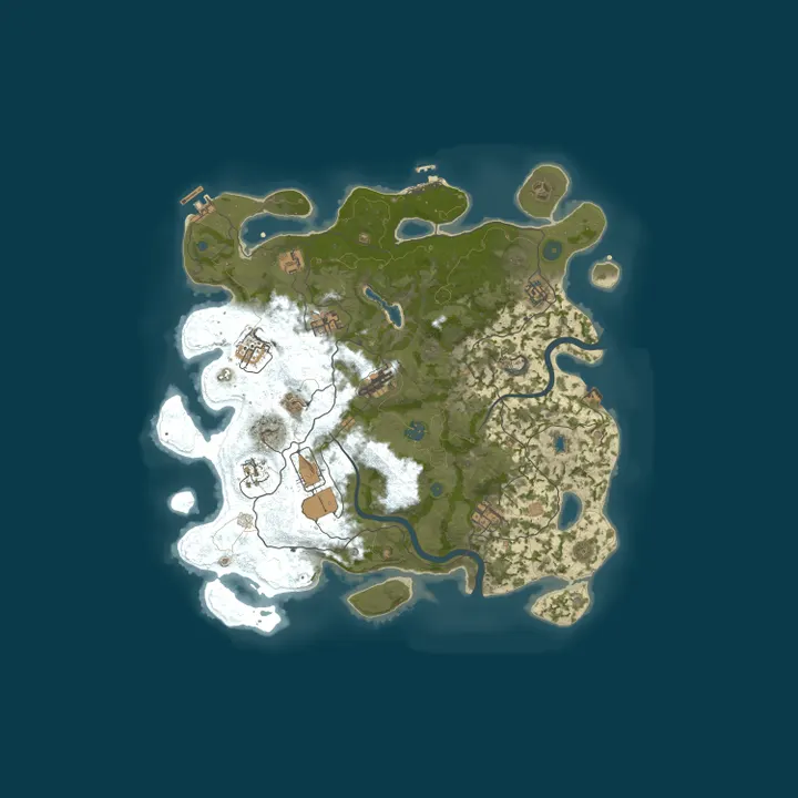 Map of Diddys Den- Solo or Duo Only! - Low pop and Big map - Vanilla- 
