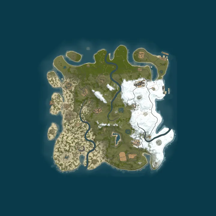Map of Duval Pirates Of Rust