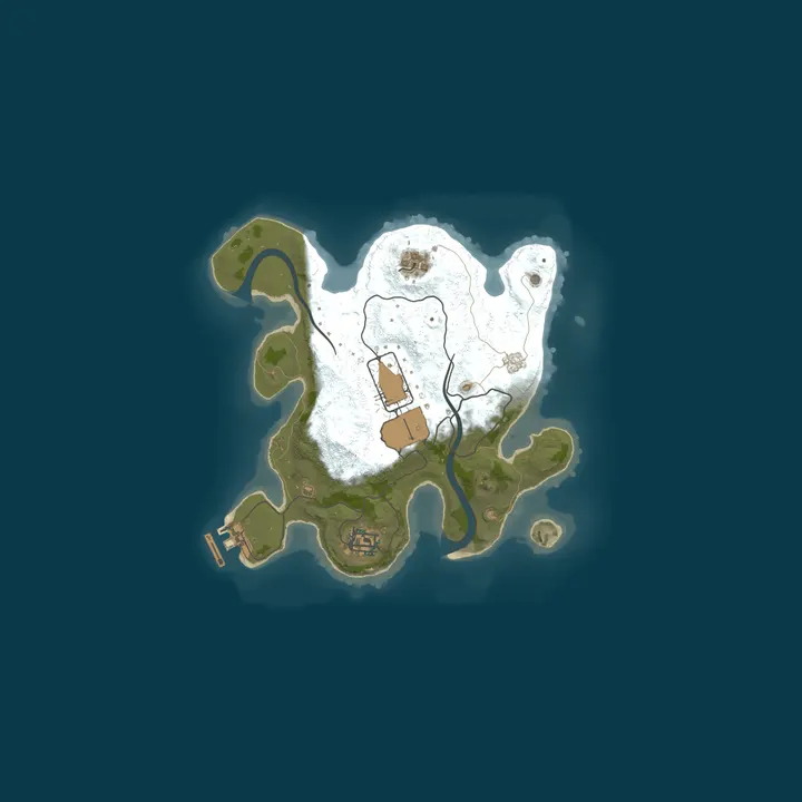 Map of Rust Server