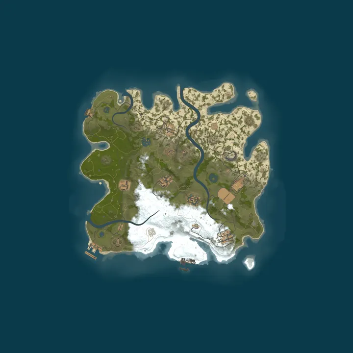 Map of Ashfall 2x | Chill Vanilla+ | Trio | Weekly