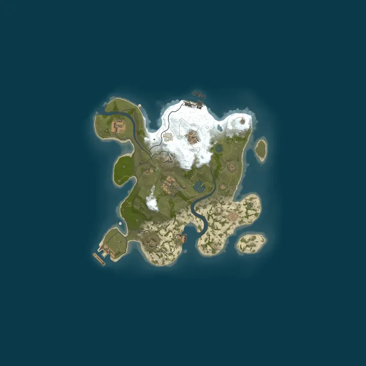 Map of A Rust Server