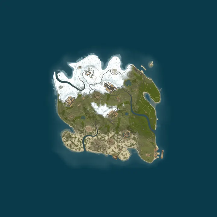 Map of UCloud Game Zone Rust Server