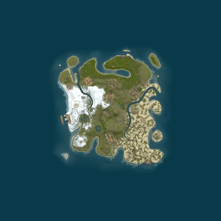 Map of UCloud Game Zone Rust Server