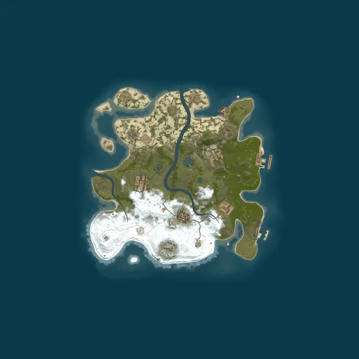 Map of UCloud Game Zone Rust Server