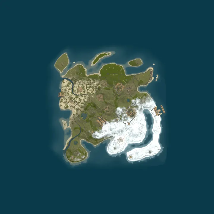 Map of UCloud Game Zone Rust Server