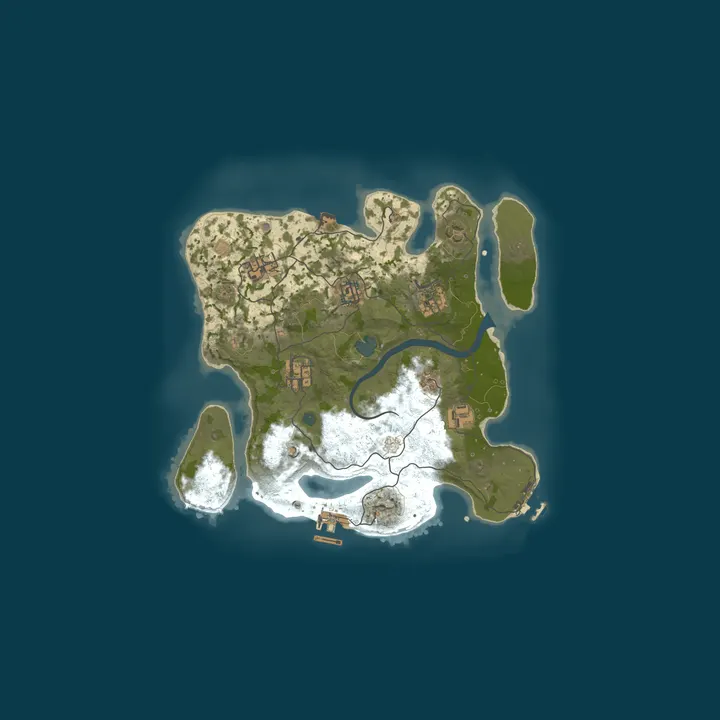 Map of UCloud Game Zone Rust Server