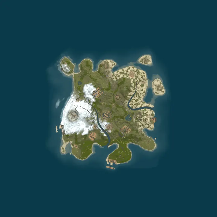Map of UCloud Game Zone Rust Server