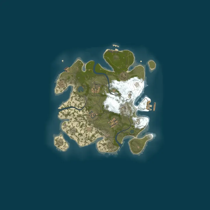 Map of UCloud Game Zone Rust Server