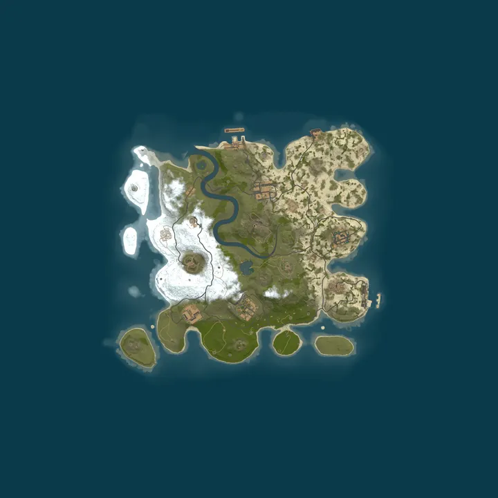 Map of UCloud Game Zone Rust Server