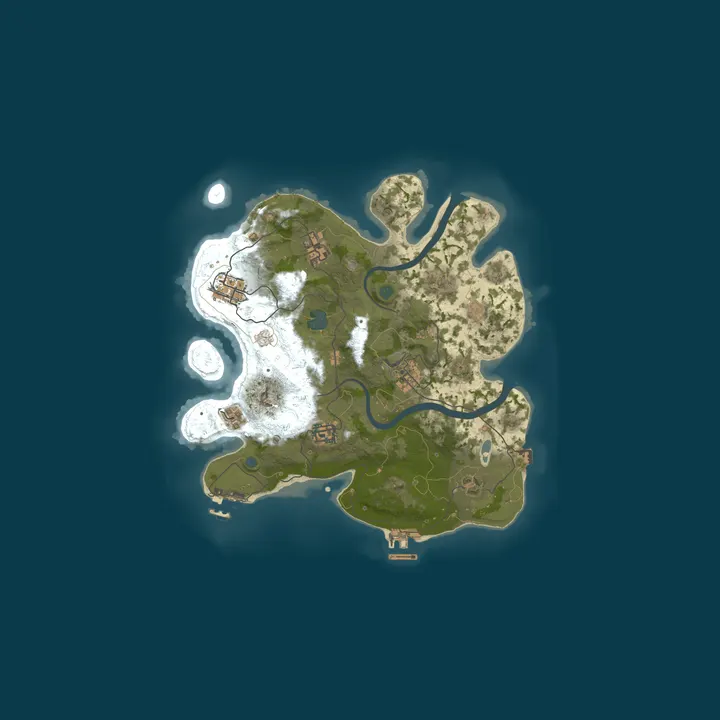 Map of UCloud Game Zone Rust Server