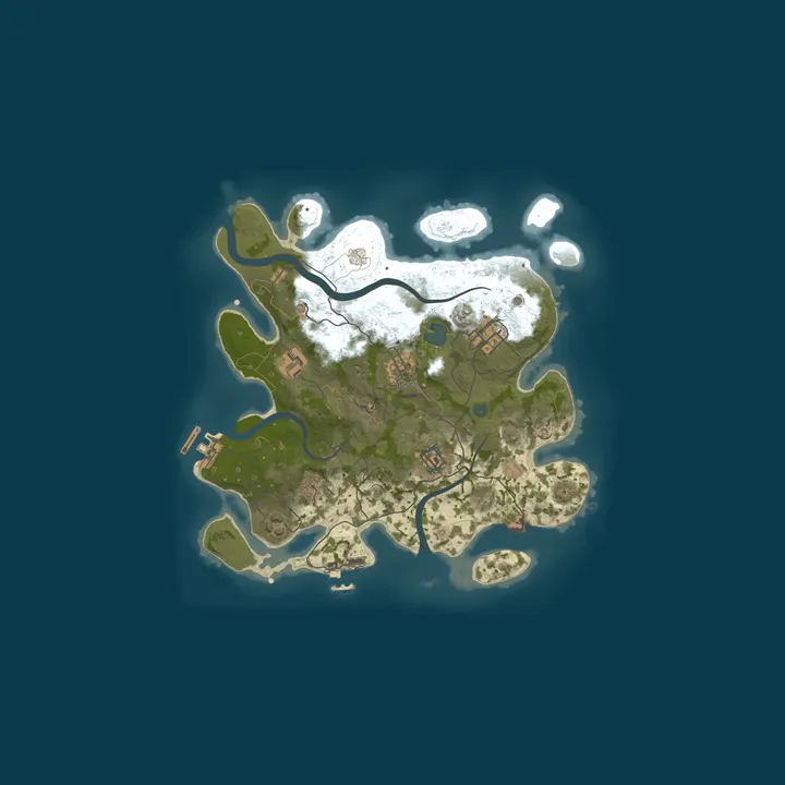 Map of UCloud Game Zone Rust Server