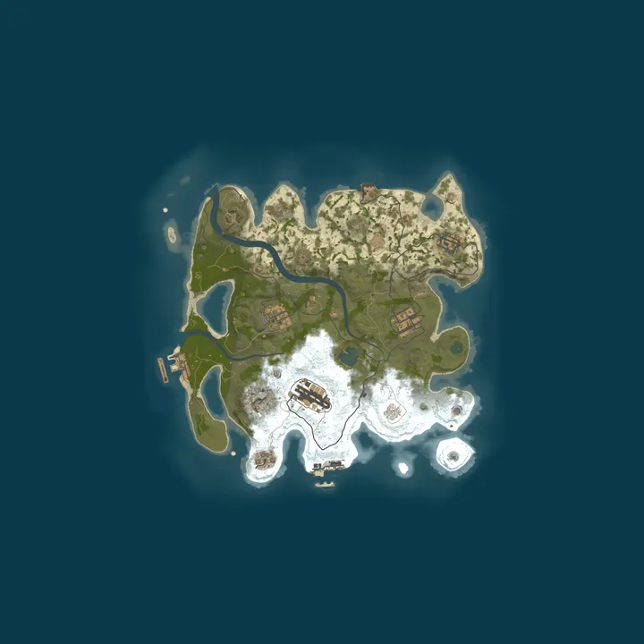 Map of UCloud Game Zone Rust Server