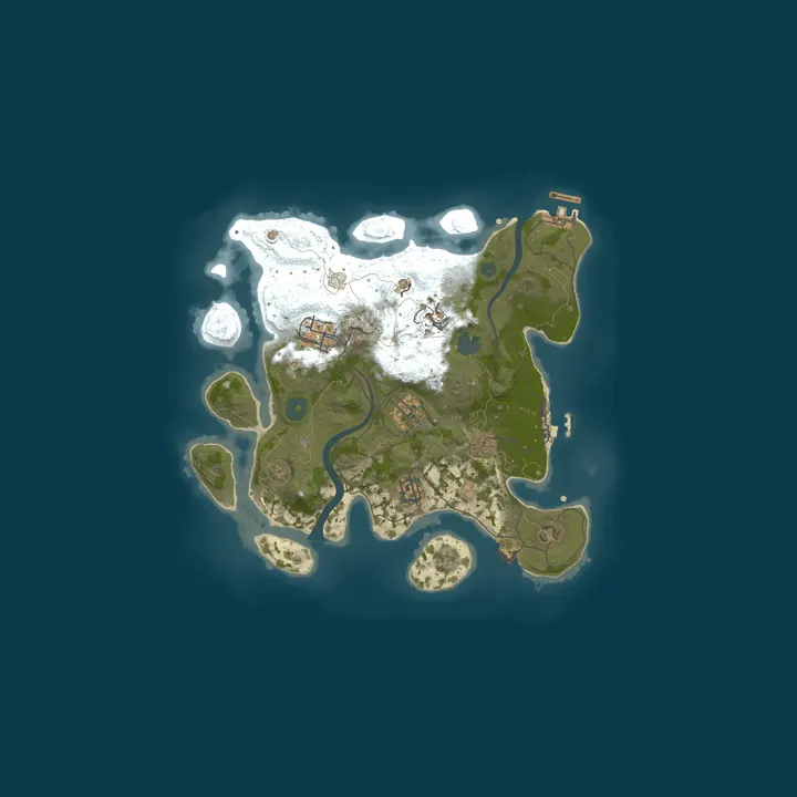 Map of UCloud Game Zone Rust Server