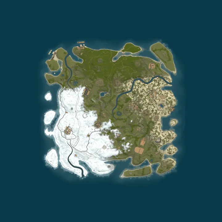 Map of Knucklehead Rust | Vanilla | 5 Man | Monthly