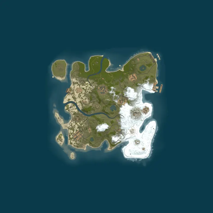 Map of My Private Rust Server