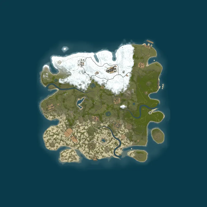 Map of ASENA PvE server