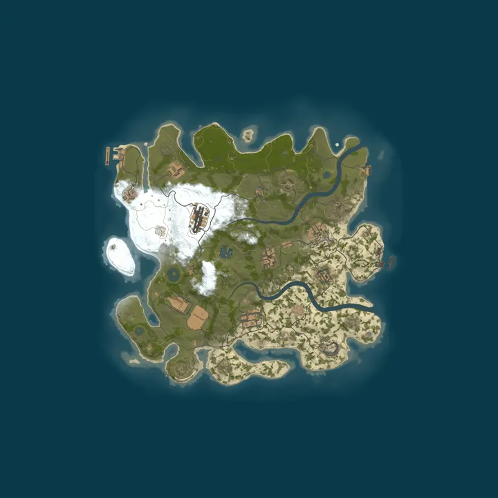 Map of Rust Server