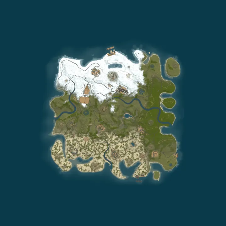 Map of KOREA 3X SERVER