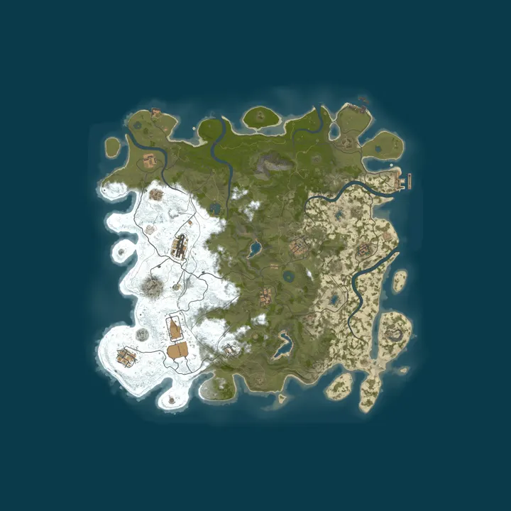 Map of [AU] Rust Captain NPCs - Weekly Sat Solo/Duo/Trio