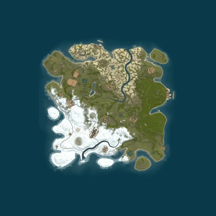 Map of Skooma Dropkick Rust Battle Server