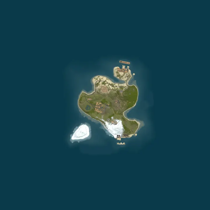 Map of Rust Server