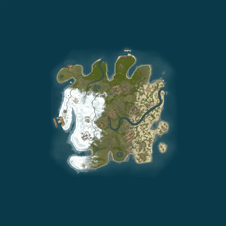 Map of RustX Reborn No KOS ZA