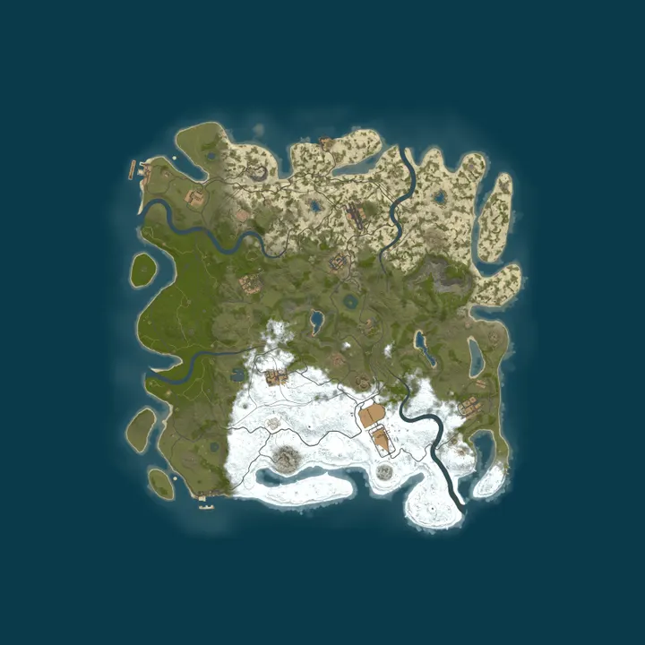 Map of Oil and Rust, Chill PVE Low Pop.