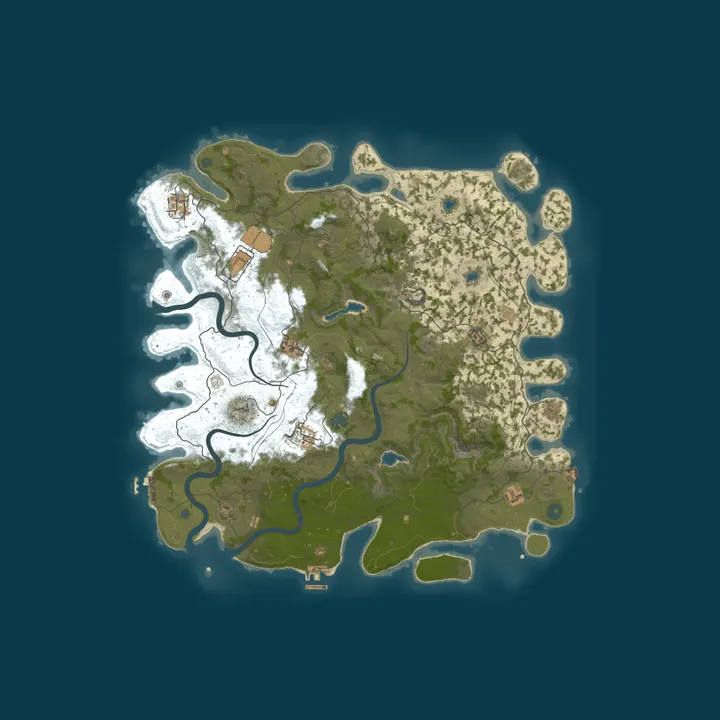 Map of Wasteland Reborn