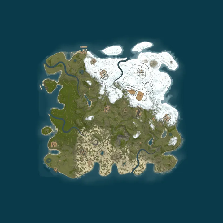 Map of NoobSurvival - US - Main - New Player Friendly