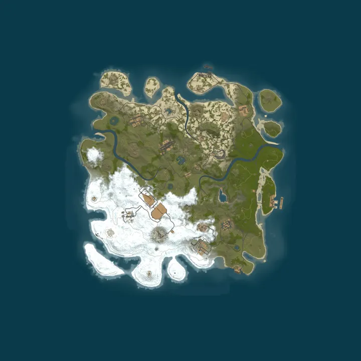 Map of Zoe's Private Rust Server