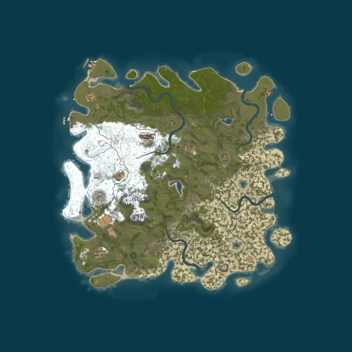 Map of Tharp Family Server