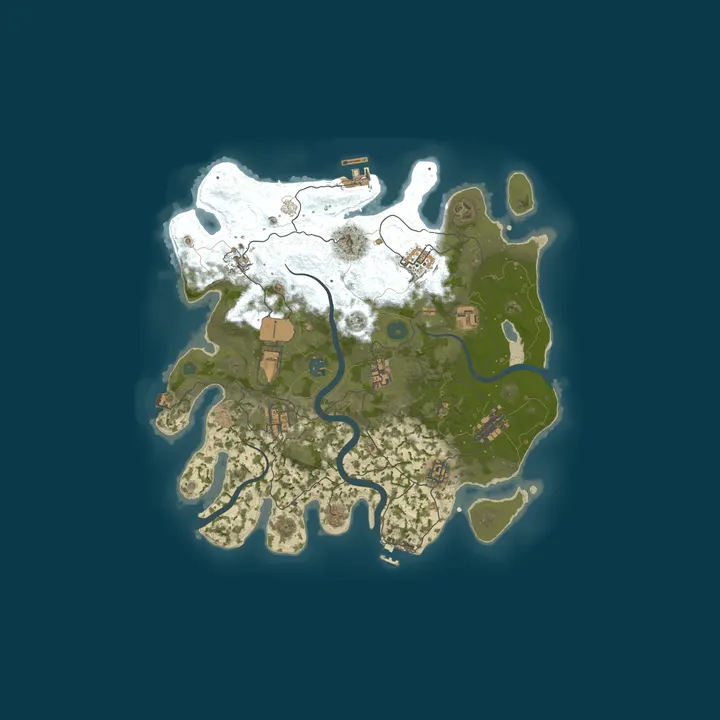 Map of Rust Israel - Israeli Rust Server