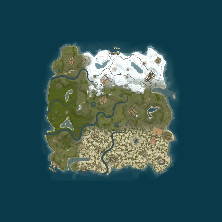 Map of HQM.GG SEA 3x Monthly Solo/Duo/Trio/Quad - Skins - Pvp - ORP