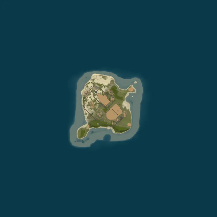 Map of A Shockbyte Rust Server