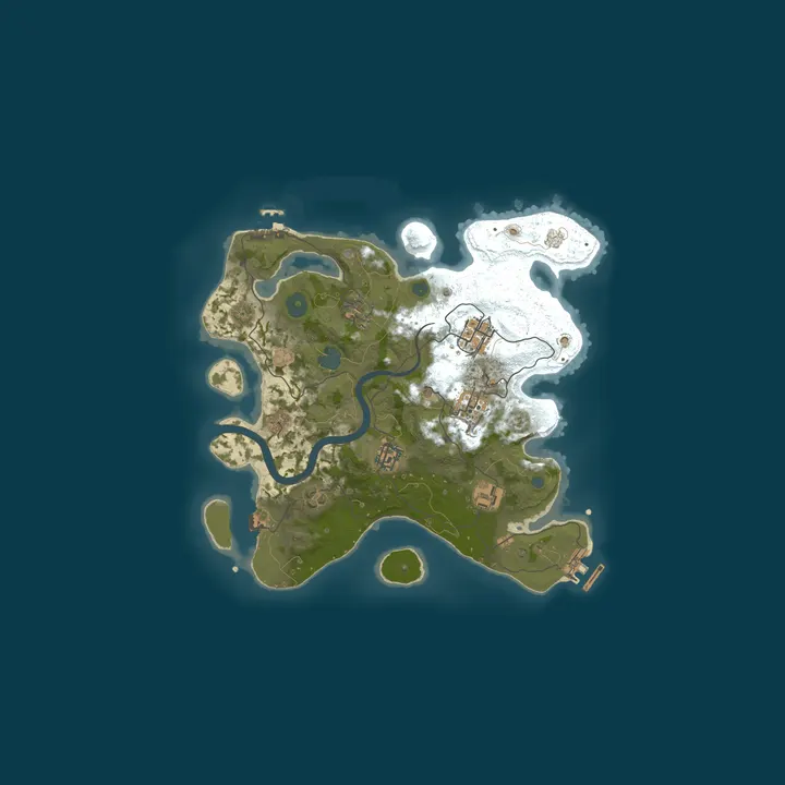 Map of Foxt Rust | TR | Emek + PvP | discord.gg/foxt