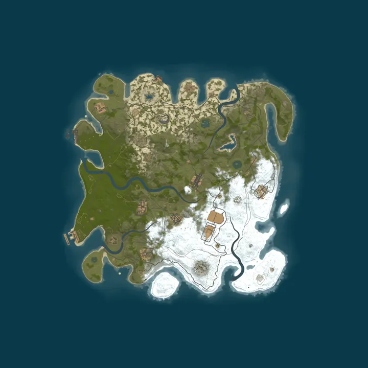 Map of RUST Server