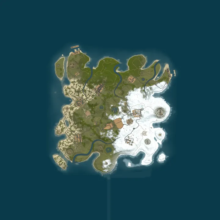 Map of INFINITY Rust