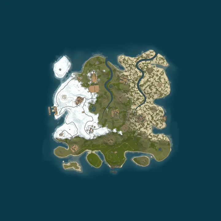 Map of ExiledServers.net - 5x Weekly