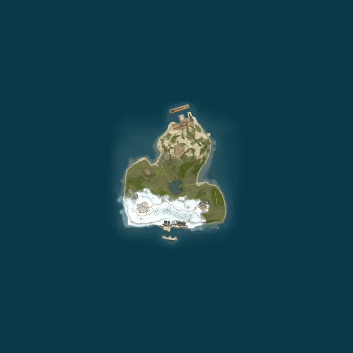 Map of RustDedicatePVE