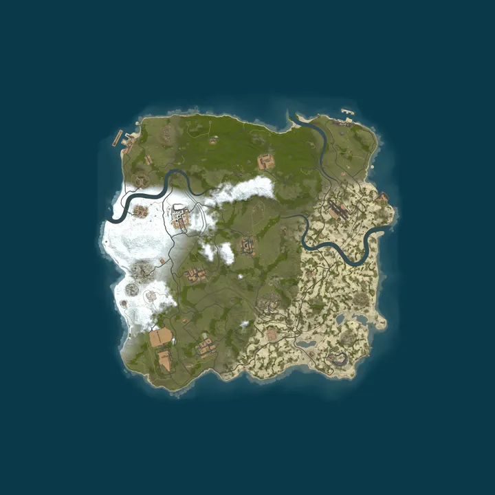 Map of |UA| ПВП KOZAK RUST  | WIPE 11.09 |