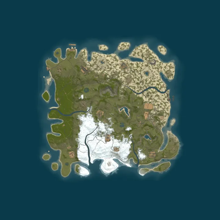 Map of TheLifeOfARustyDayZSurvivor|PVE