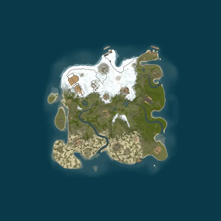 Map of Pillowscape Small