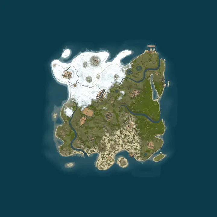 Map of TEST - LEGACY REMASTERED SEA 3X | Solo/Duo/Trio/Quad|LootX3 | 4