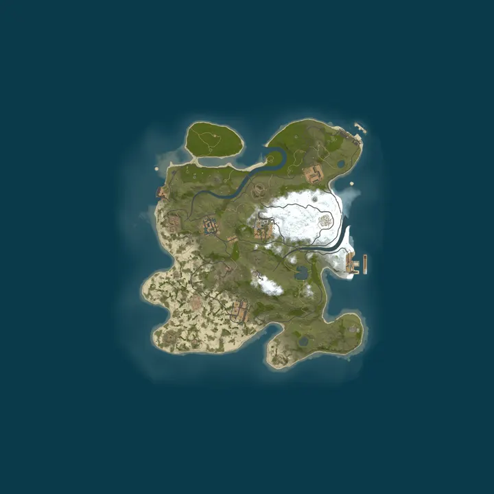 Map of [EU/TR] Alpine Rust   / 3x / Kits / BP Share
