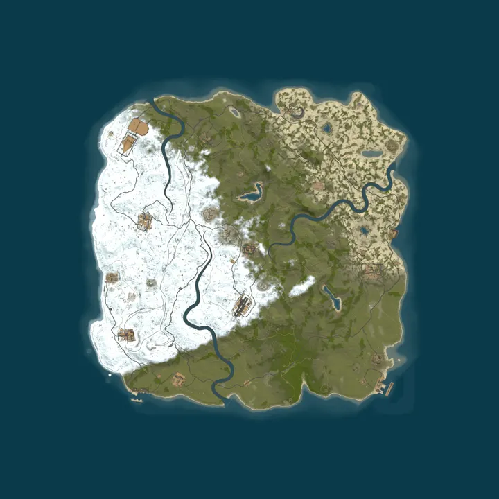 Map of Rust Arena - EU 2X Weekly (Monday) | Vanilla+