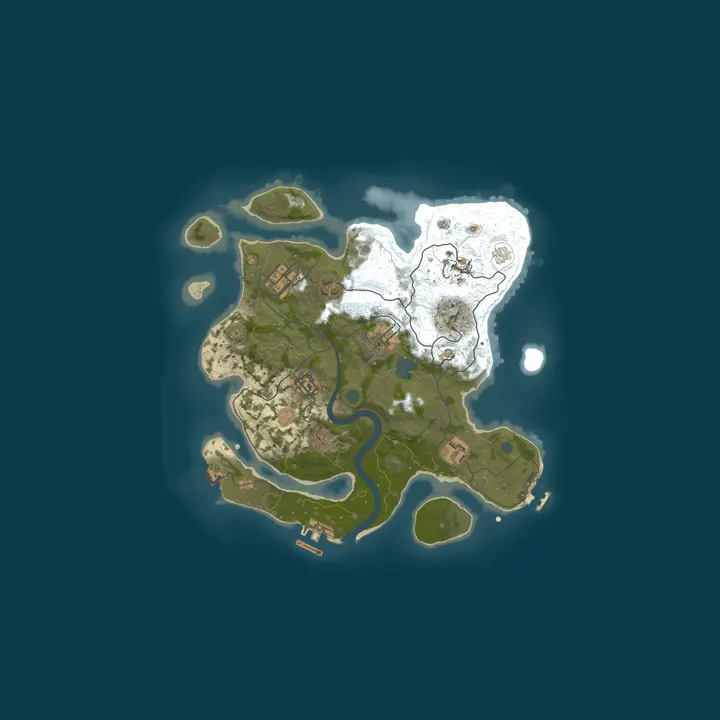 Map of [US] Slimezone Rust 2x Solo/Duo | JUST WIPED